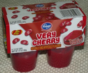 Kroger Jelly Belly Very Cherry Pudding Snacks