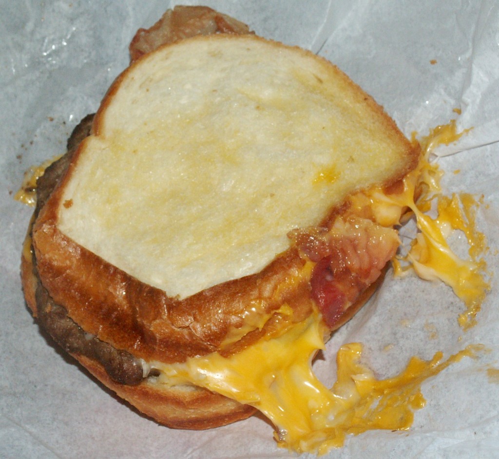 Carl's Jr. Grilled Cheese Bacon Burger Cheese