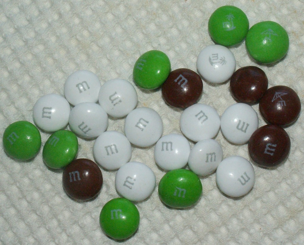 Coconut M&M's Colors