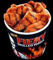 KFC Fiery Grilled Wings Bucket