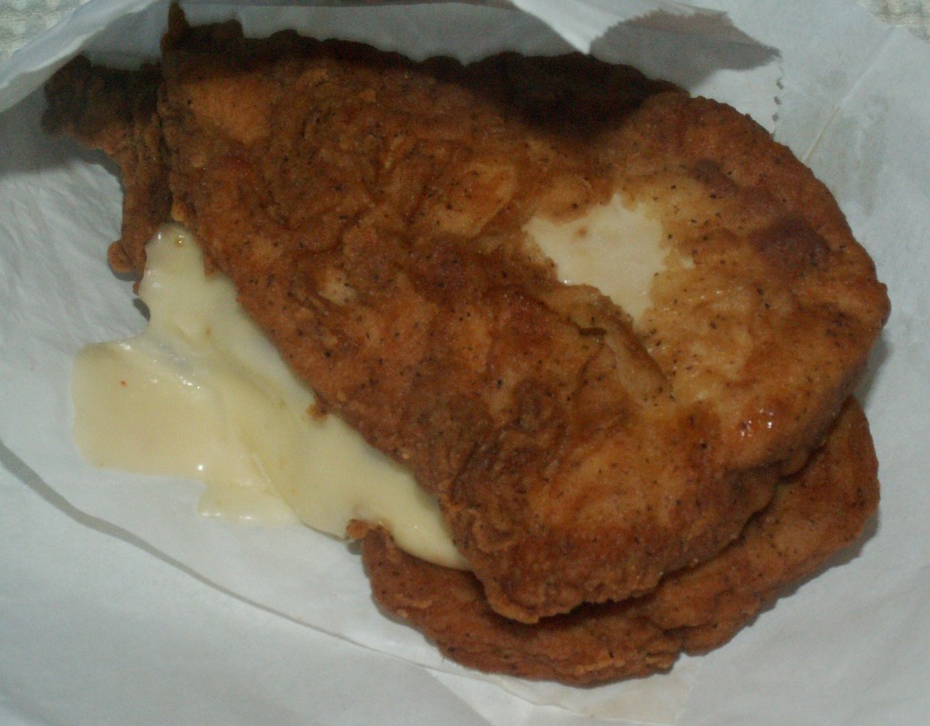 KFC Double Down Sandwich Naked