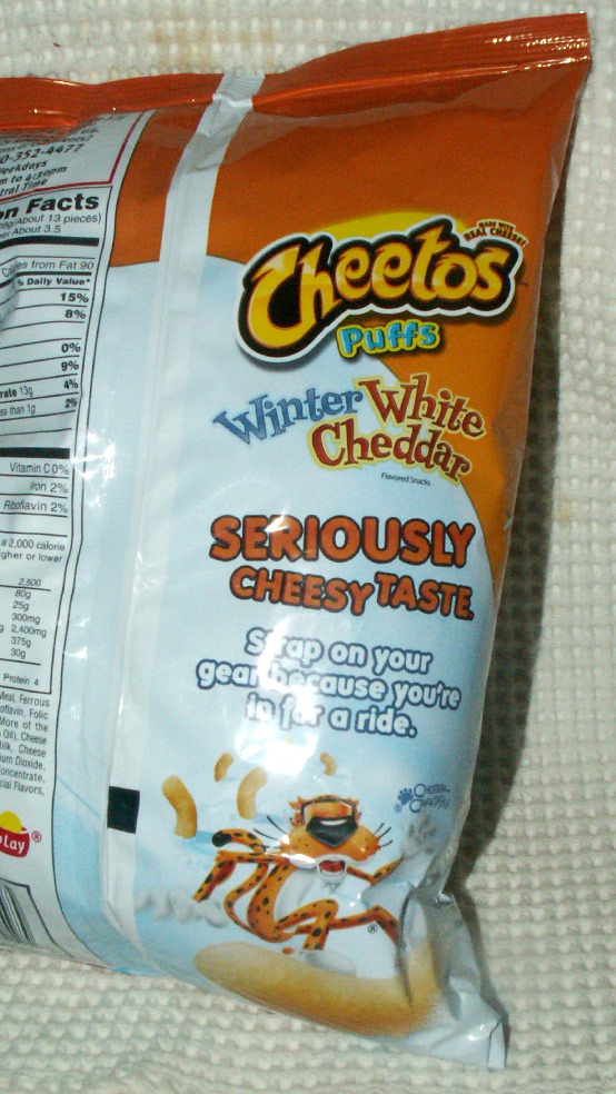 White Cheddar Snowflake Cheetos Are Here