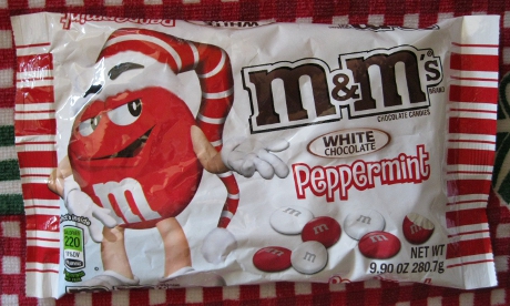 M&Ms White Chocolate Peppermint