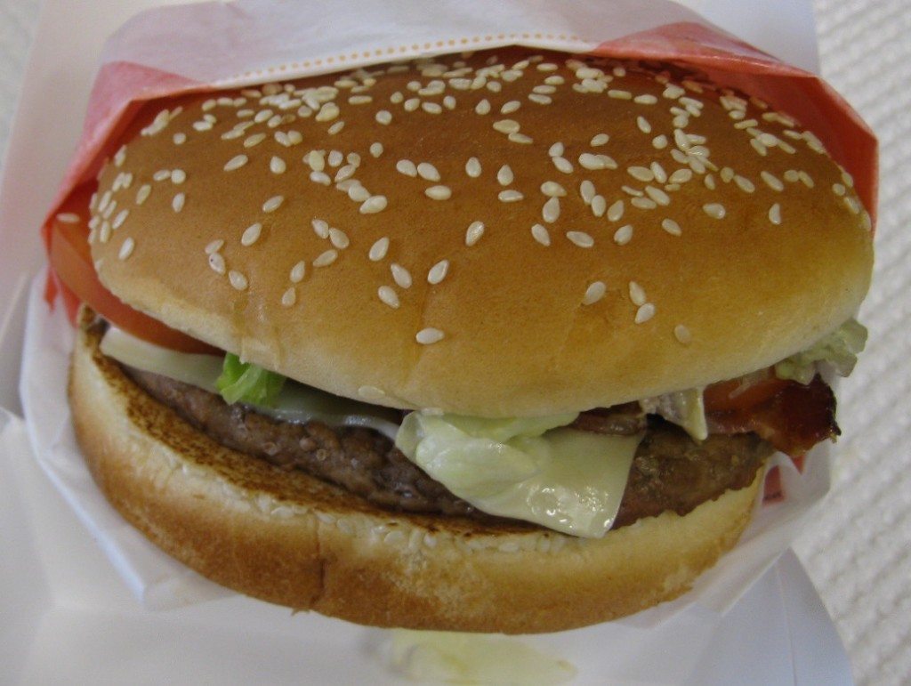 Burger King Avocado and Swiss Whopper Box