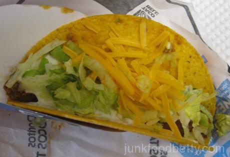 Taco Bell Cool Ranch Doritos Locos Taco Inside