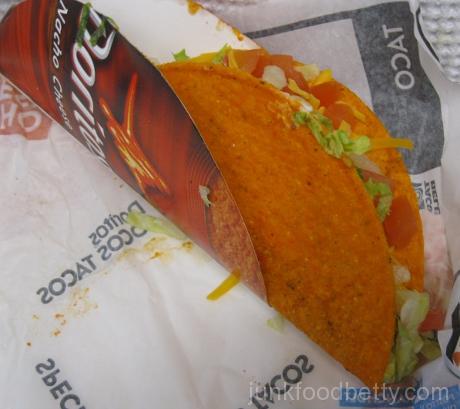 Taco Bell Nacho Cheese Doritos Locos Taco Supreme