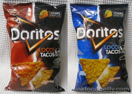 Doritos Locos Tacos Taco Bell Nacho Cheese Crunchy Taco and Cool Ranch Crunchy Taco Tortilla Chips Bags