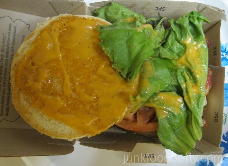 McDonald's Bacon Habanero Ranch Quarter Pounder Top Bun