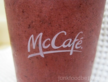 McDonald's McCafé Blueberry Pomegranate Smoothie