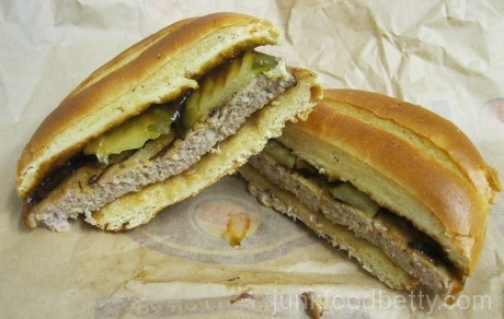 Burger King Rib Sandwich Halves