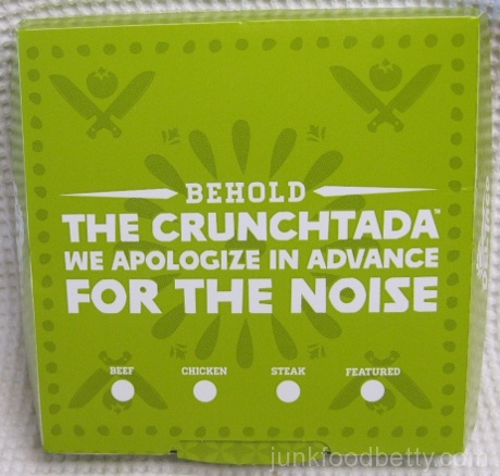 Del Taco CrunchTada Tostada Box