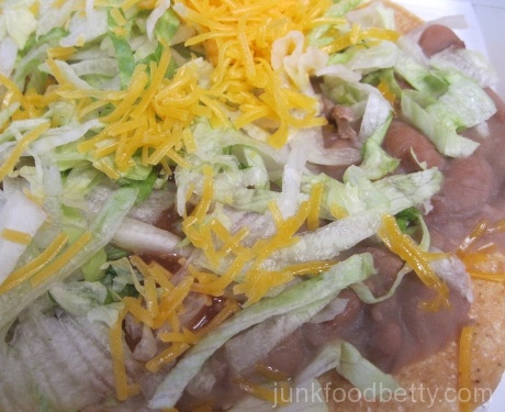 Del Taco CrunchTada Tostada Close-Up