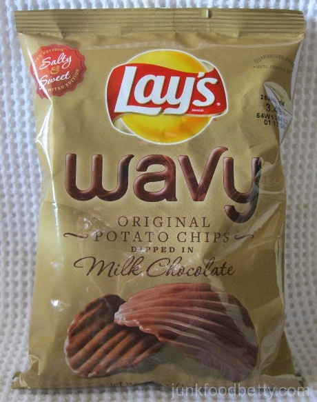 Lay's Wavy Original Potato Chips Dipped in Milk Chocolate Bag