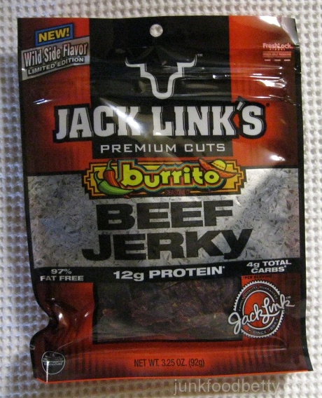 Jack Link's Burrito Beef Jerky Package
