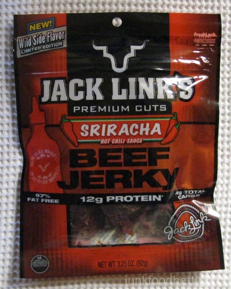 Jack Link's Sriracha Beef Jerky Package