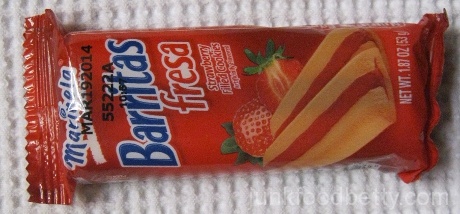 Barritas fresa Strawberry Filled Cookies Package