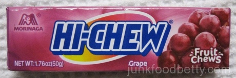 Hi-Chew Grape Fruit Chews Package