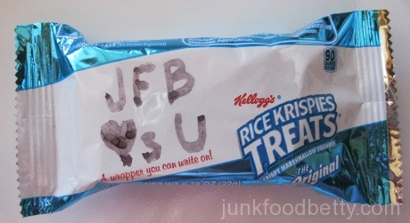 Kellogg's Rice Krispies Treats Marshmallow Square Package JFB