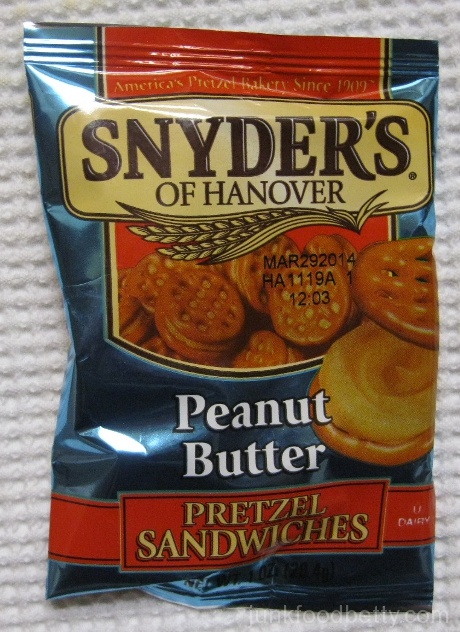 Snyder's of Hanover Peanut Butter Pretzel Sandwiches Package