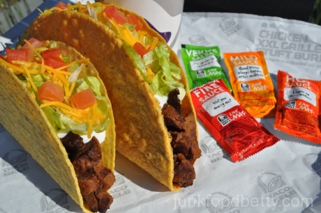 Taco Bell XXL Crispy Steak Taco, image courtesy Taco Bell