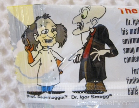 Toxic Waste Sour Smog Balls Dr. Smogg Professor Sauernoggin