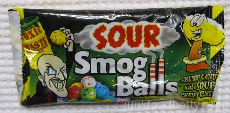 Toxic Waste Sour Smog Balls Package