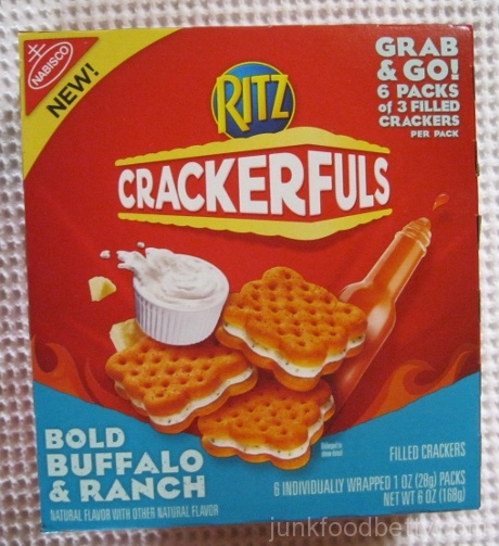 Ritz Crackerfuls Bold Buffalo and Ranch Filled Crackers Box