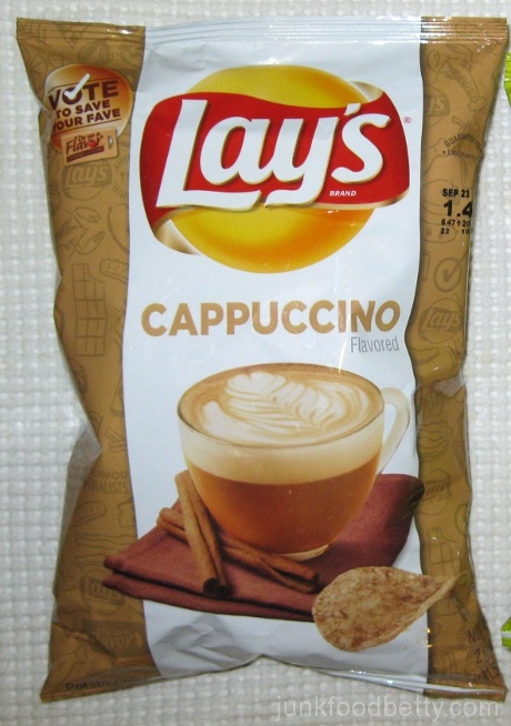 Lay's Do Us a Flavor Finalist Cappuccino  Potato Chips Bag