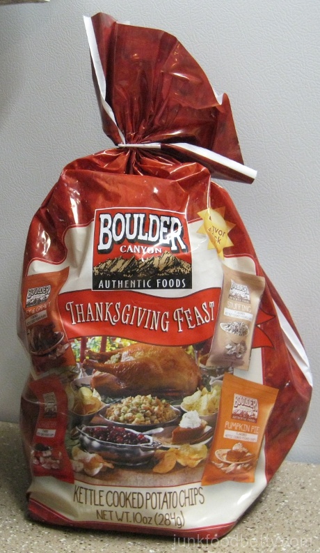 Boulder Canyon Thanksgiving Feast Kettle Cooked Potato Chips Bag