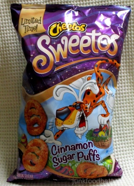 Cheetos Sweetos Cinnamon Sugar Puffs Bag