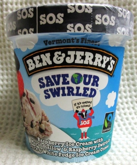 Ben & Jerry's Save Our Swirled Ice Cream Carton