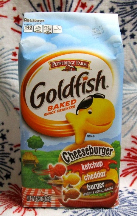 Pepperidge Farm Goldfish Cheeseburger Crackers Package