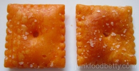 Cheez-It Crackers Extra Toasty Comparison