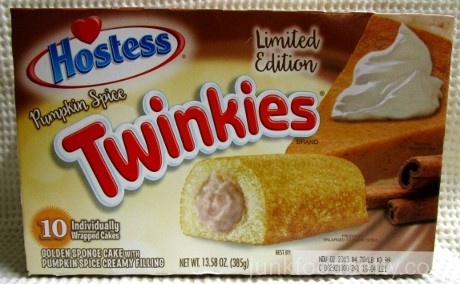 Hostess Pumpkin Spice Twinkies Limited Edition Package