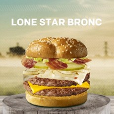 McDonald's Lone Star Bronc Burger Promo