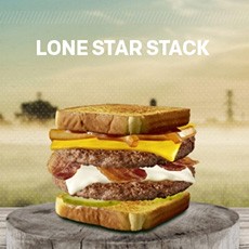 McDonald's Lone Star Stack Burger Promo