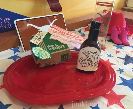 McDonald's Lone Star Stack Burger Promotional Display