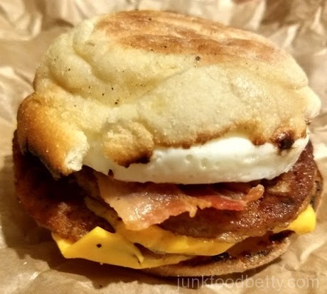 McDonald’s Triple Breakfast Stack McMuffin (With No Egg)